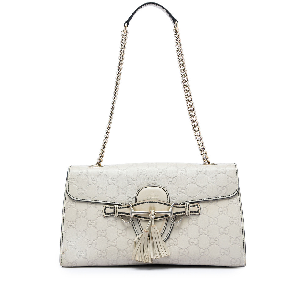Pre-Loved Gucci Medium Guccissima Emily Shoulder Bag